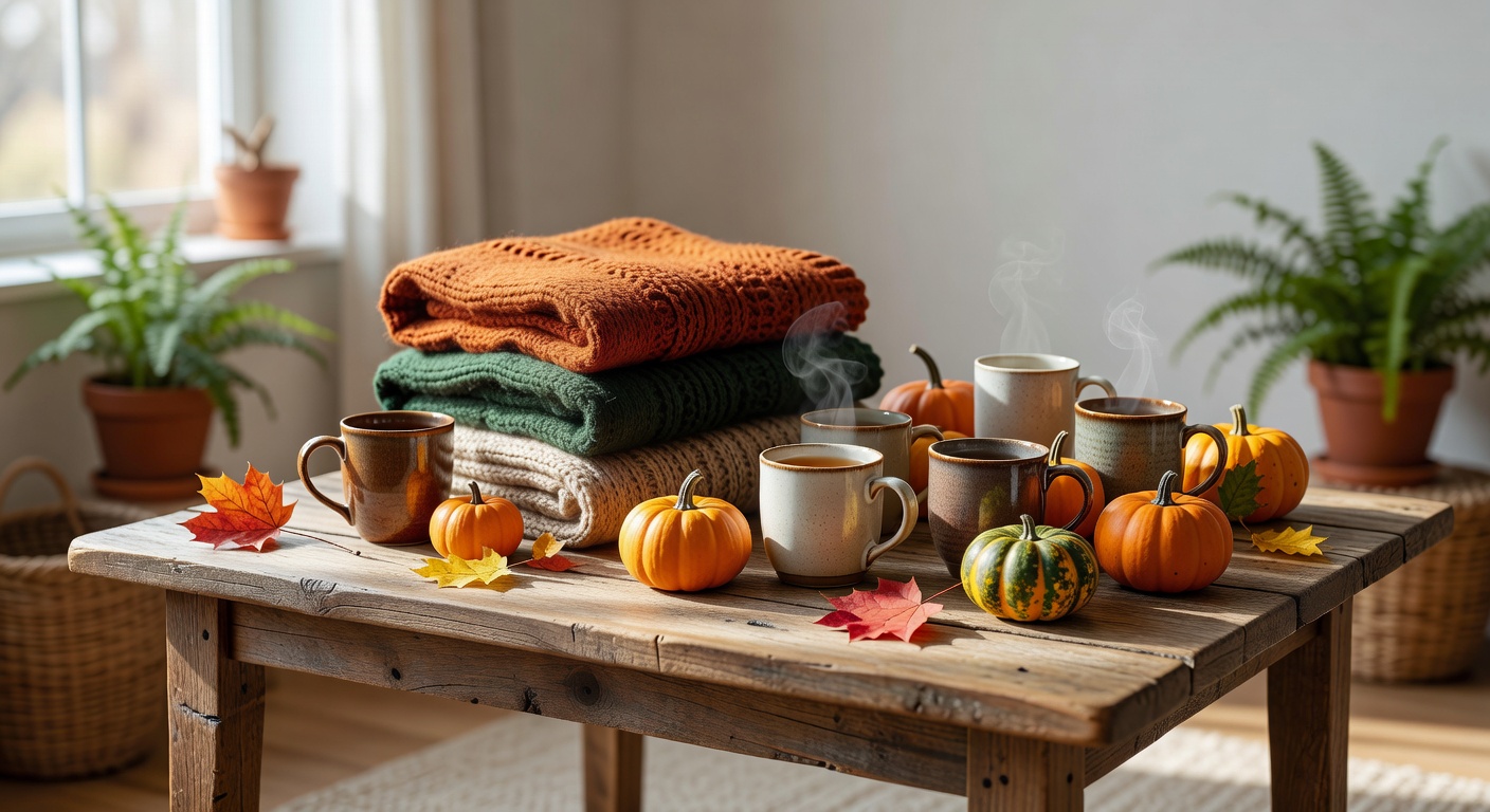 seasonal product setup scene
