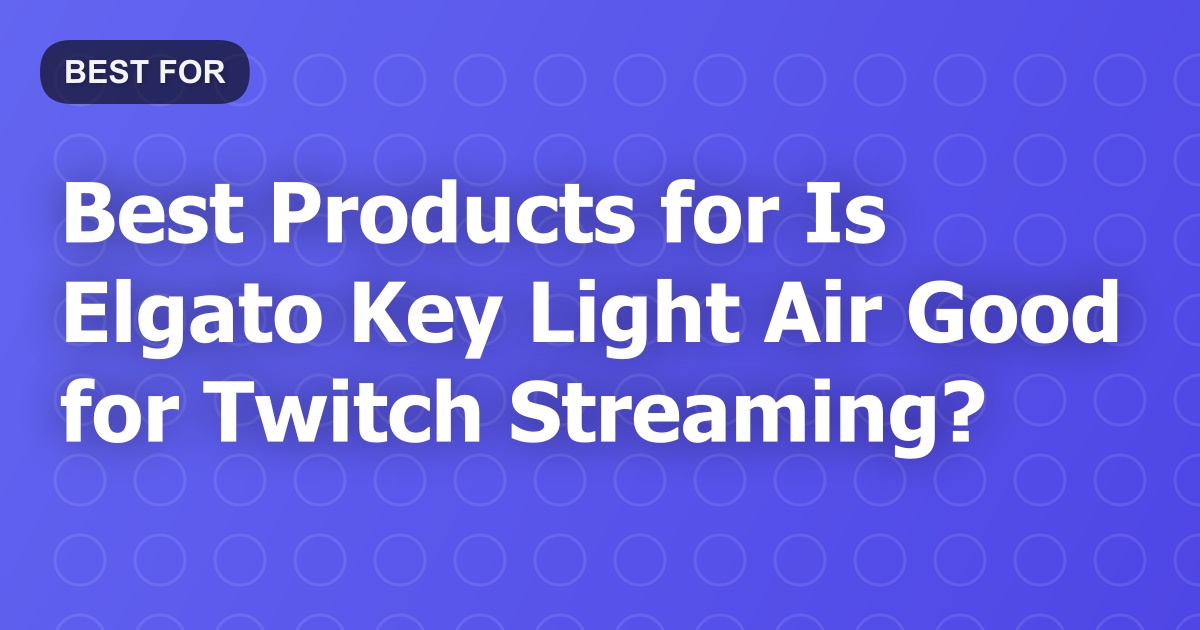 Elgato Key Light Air