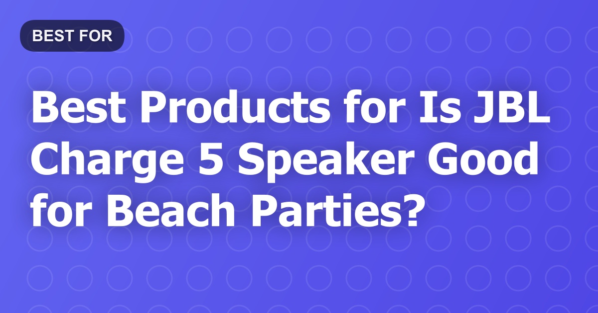 JBL Charge 5 Speaker