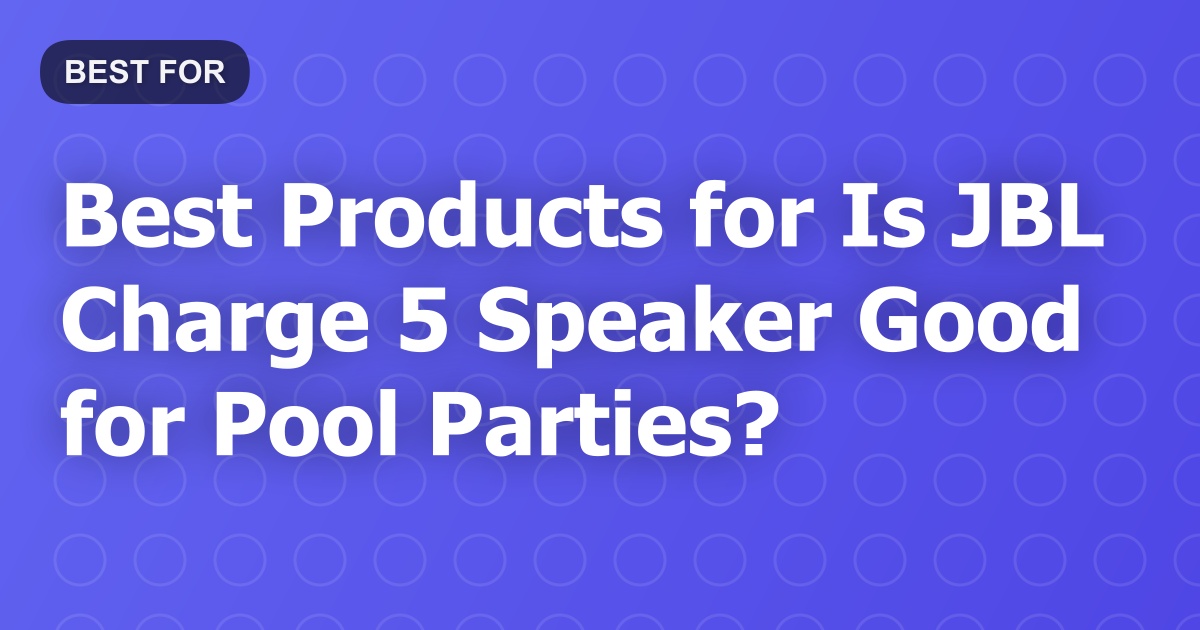 JBL Charge 5 Speaker