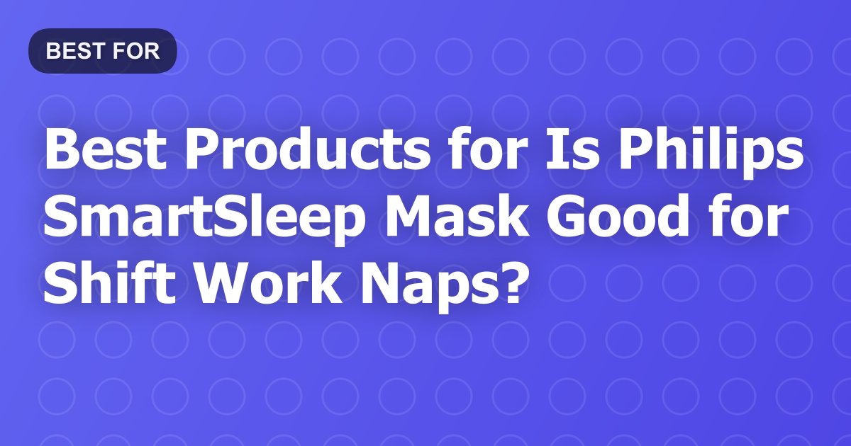 Philips SmartSleep Mask