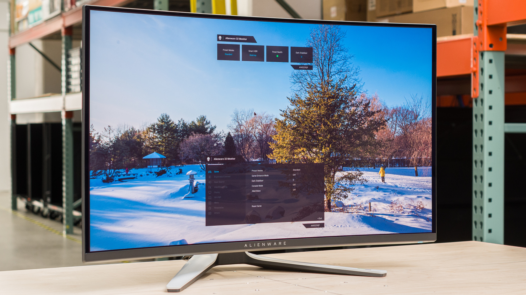 Alienware AW3225QF 32-inch 4K QD-OLED 240Hz Curved Gaming Monitor