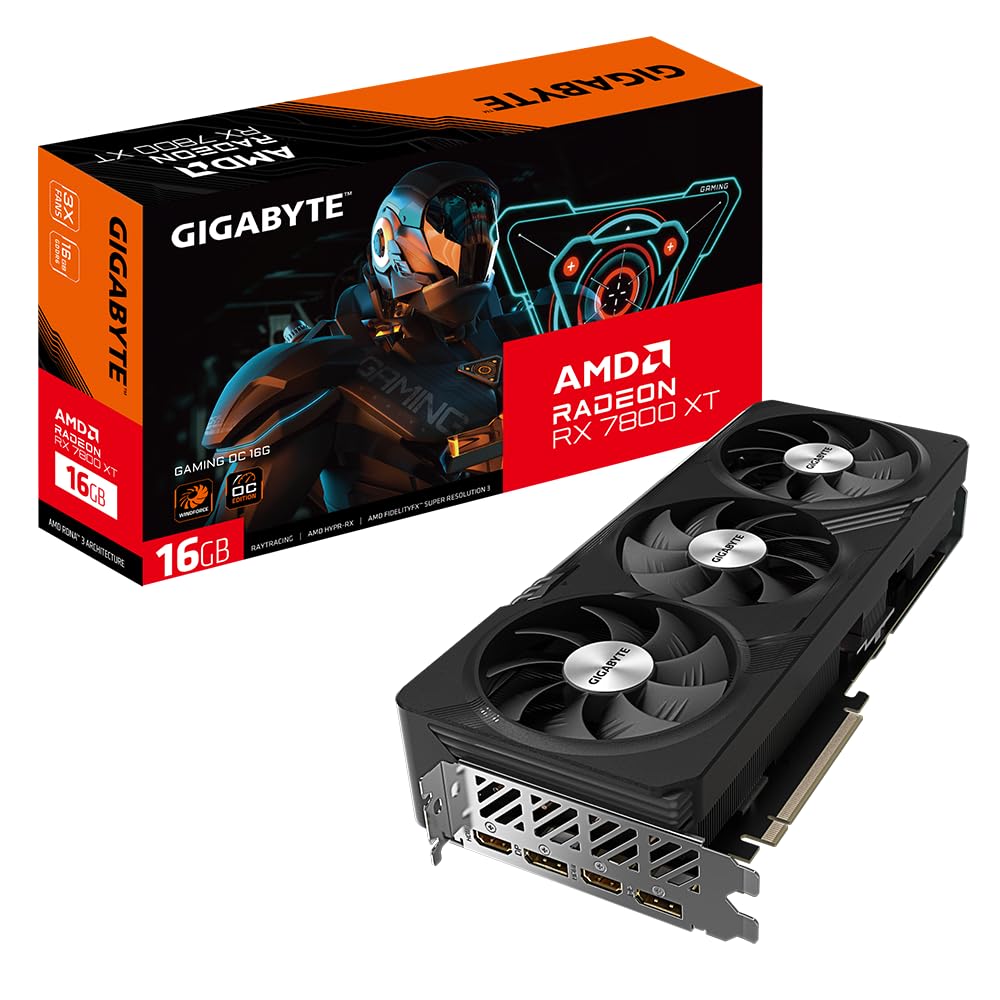 AMD Radeon RX 7800 XT 16GB Gigabyte Gaming OC
