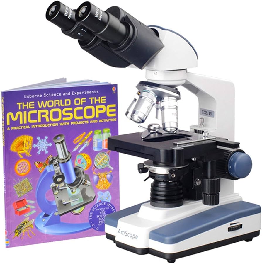 AmScope B120C Siedentopf Binocular Compound Microscope