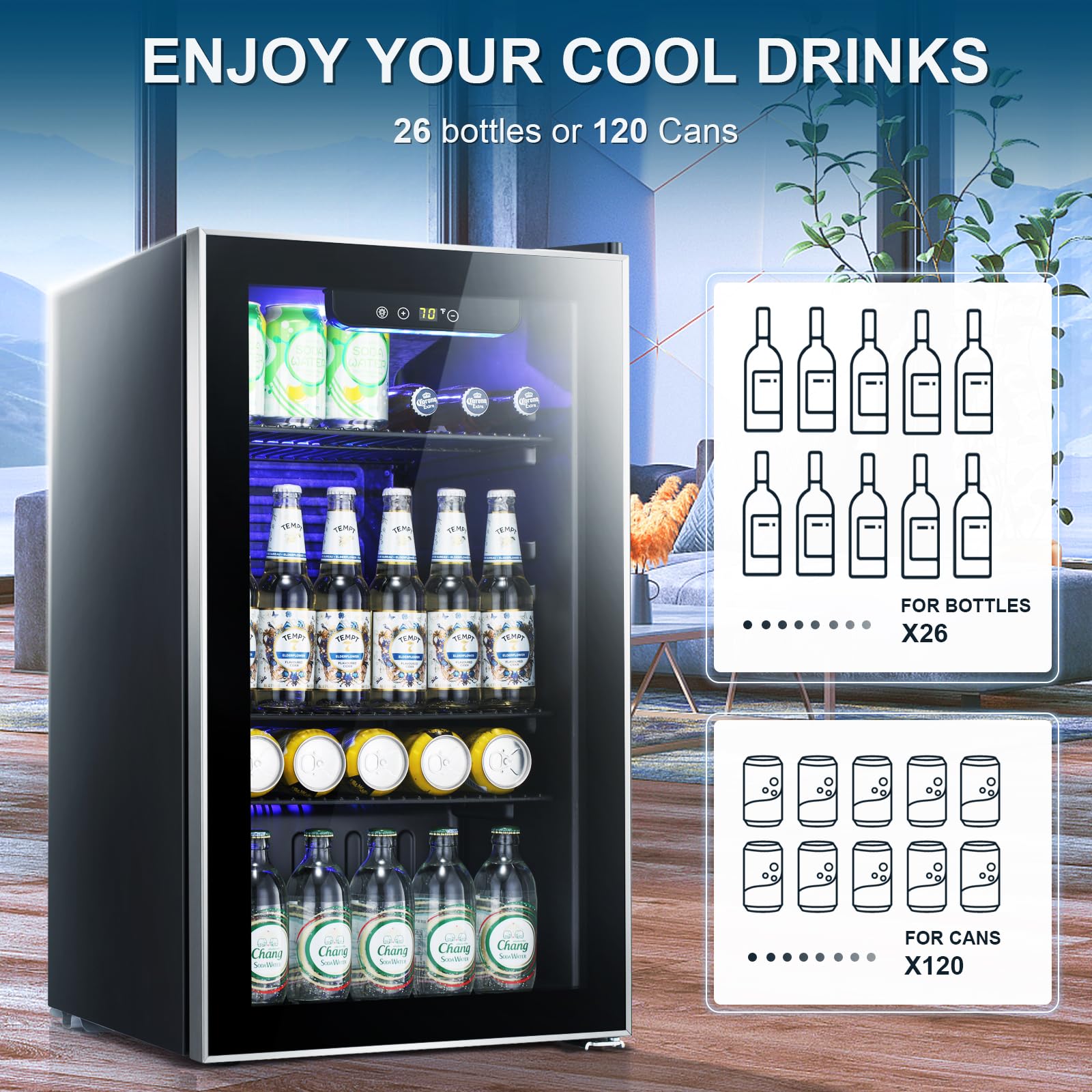 Antarctic Star Beverage Cooler 120 Can