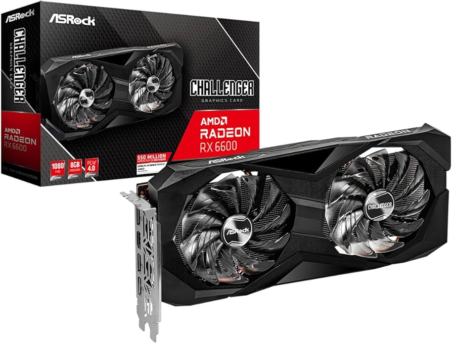 ASRock Challenger D Radeon RX 6600 8GB OC