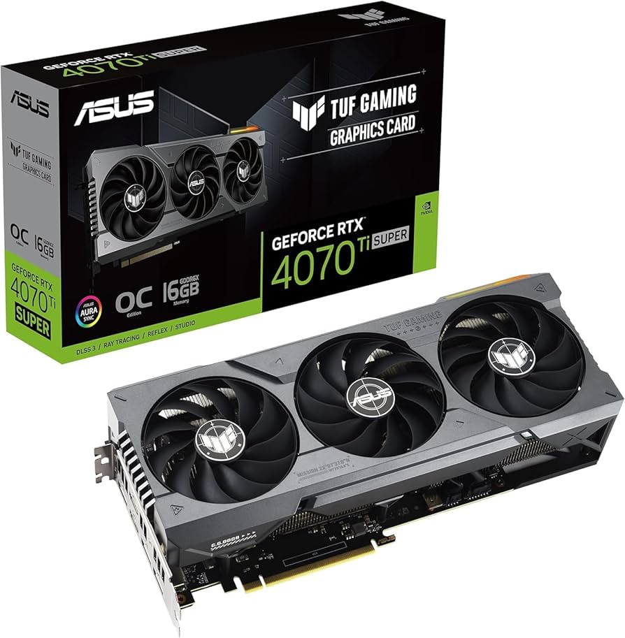 ASUS TUF Gaming GeForce RTX 4070 Ti SUPER OC Edition 16GB GDDR6X