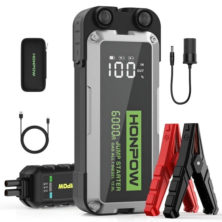 Aveho 6000A Peak Jump Starter