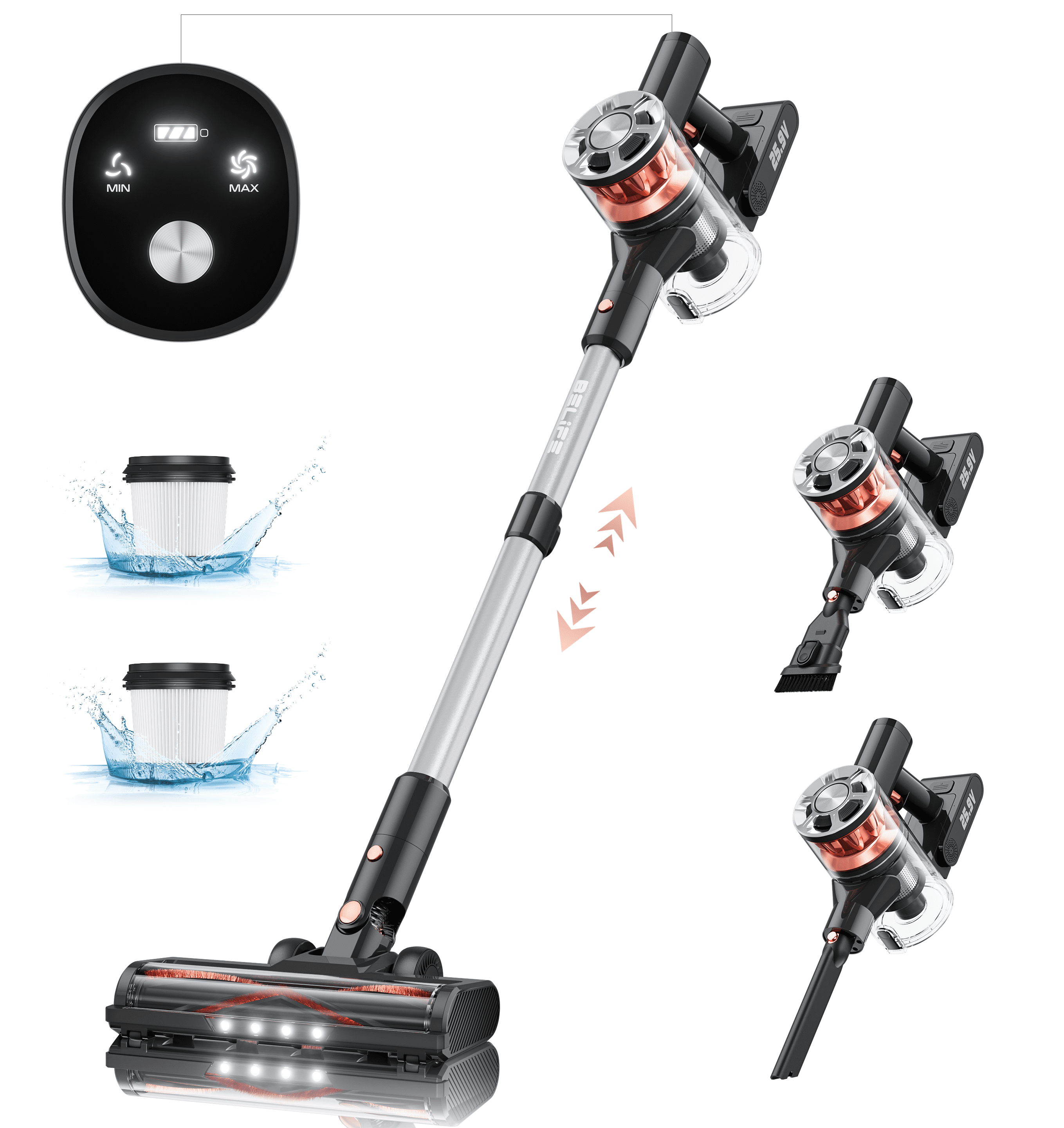 Belife Cordless Stick Vacuum