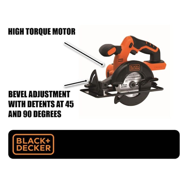 BLACK+DECKER BDCCS20C 20V MAX* Cordless 5-1/2 in. Circular Saw with Brake