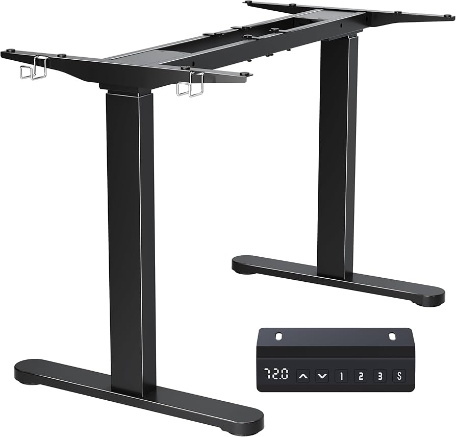 BonTec L-Shaped Electric Standing Desk 55"