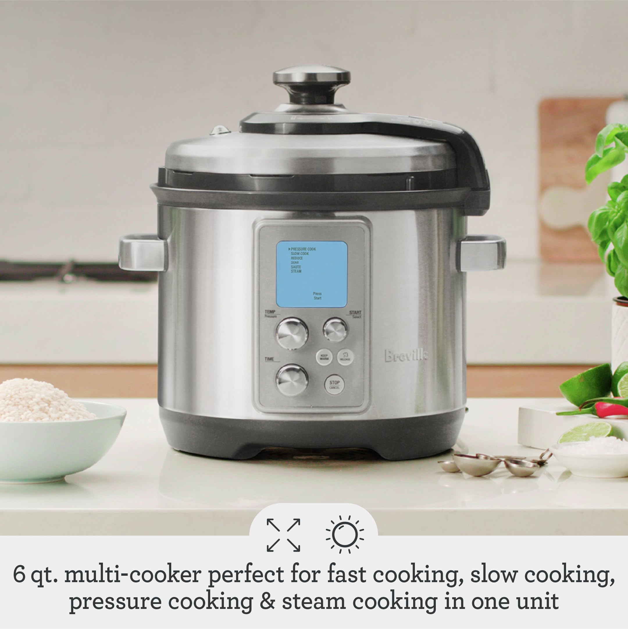 Breville Fast Slow Pro 6 Qt Multicooker