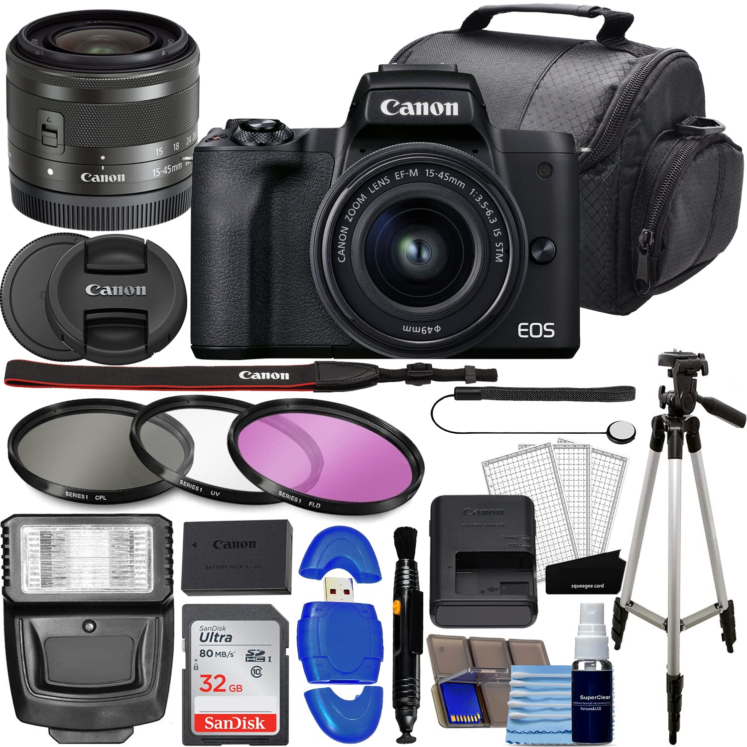 Canon EOS M50 Mark II Mirrorless Kit