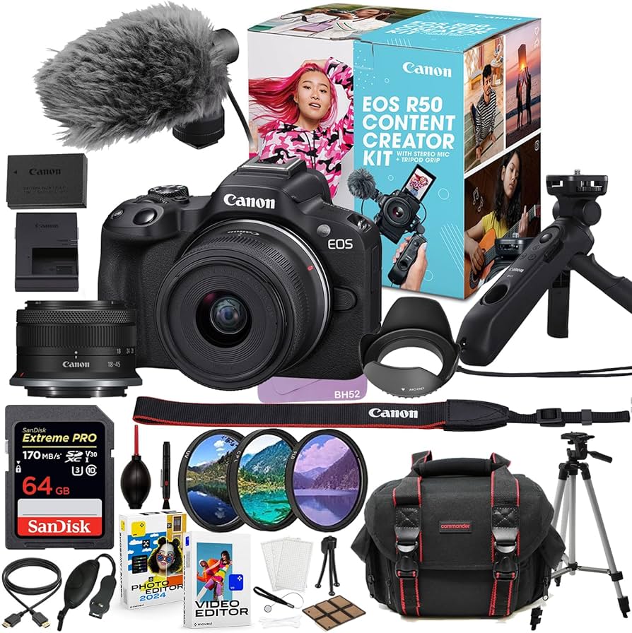 Canon EOS R50 Mirrorless Camera Kit