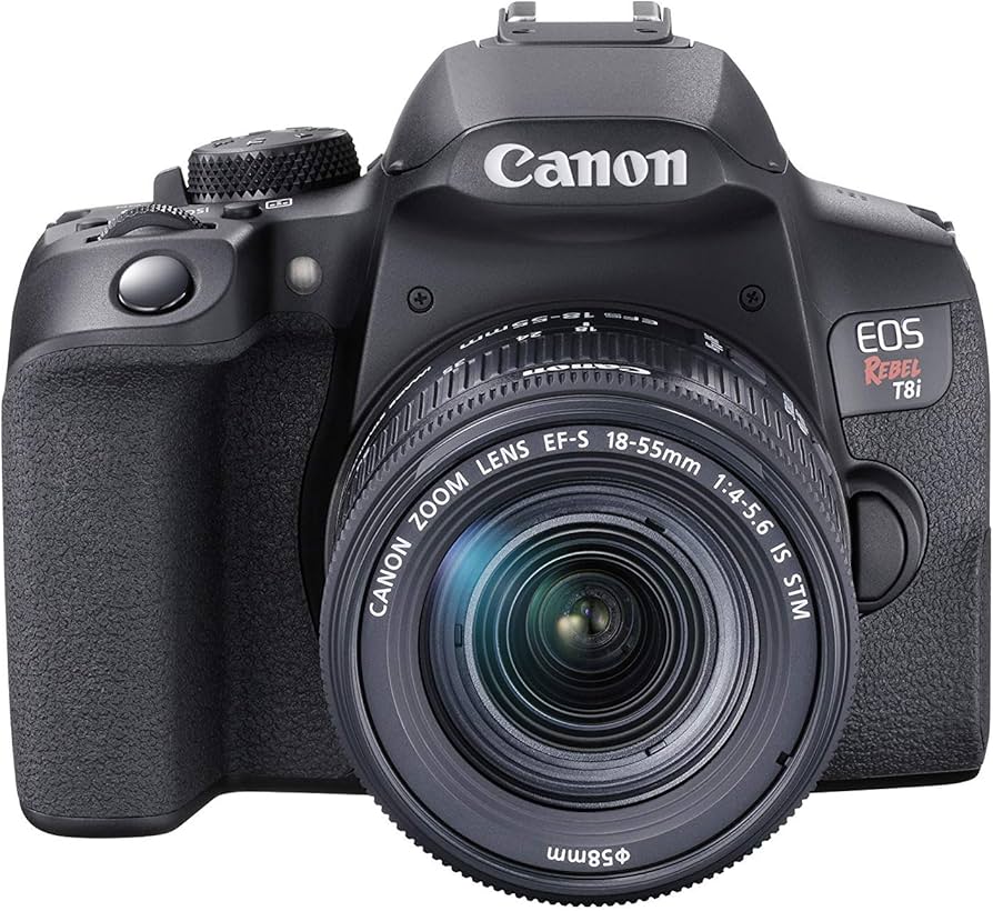 Canon EOS Rebel T8i with 18-55mm Lens