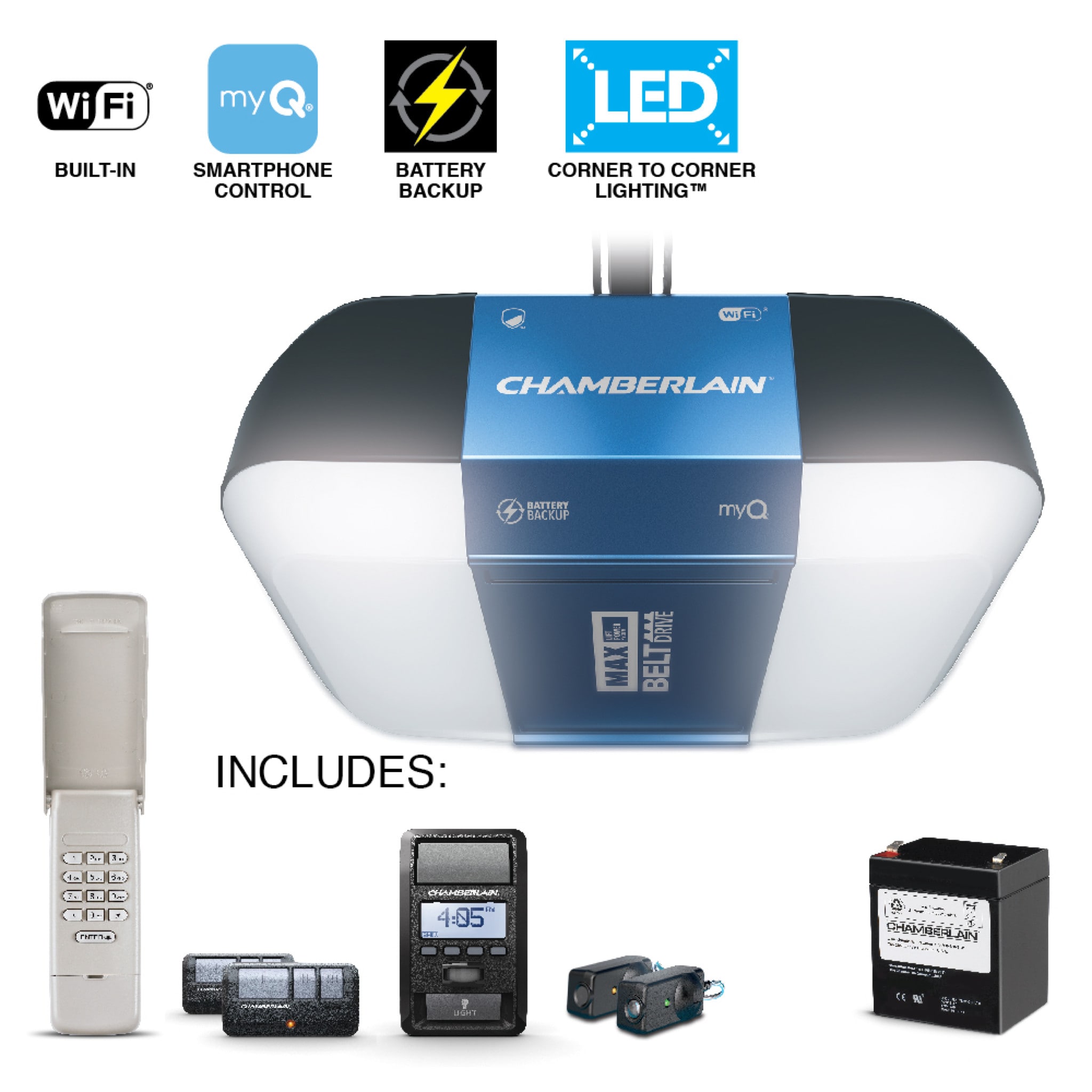 Chamberlain B1381 Smart Garage Door Opener