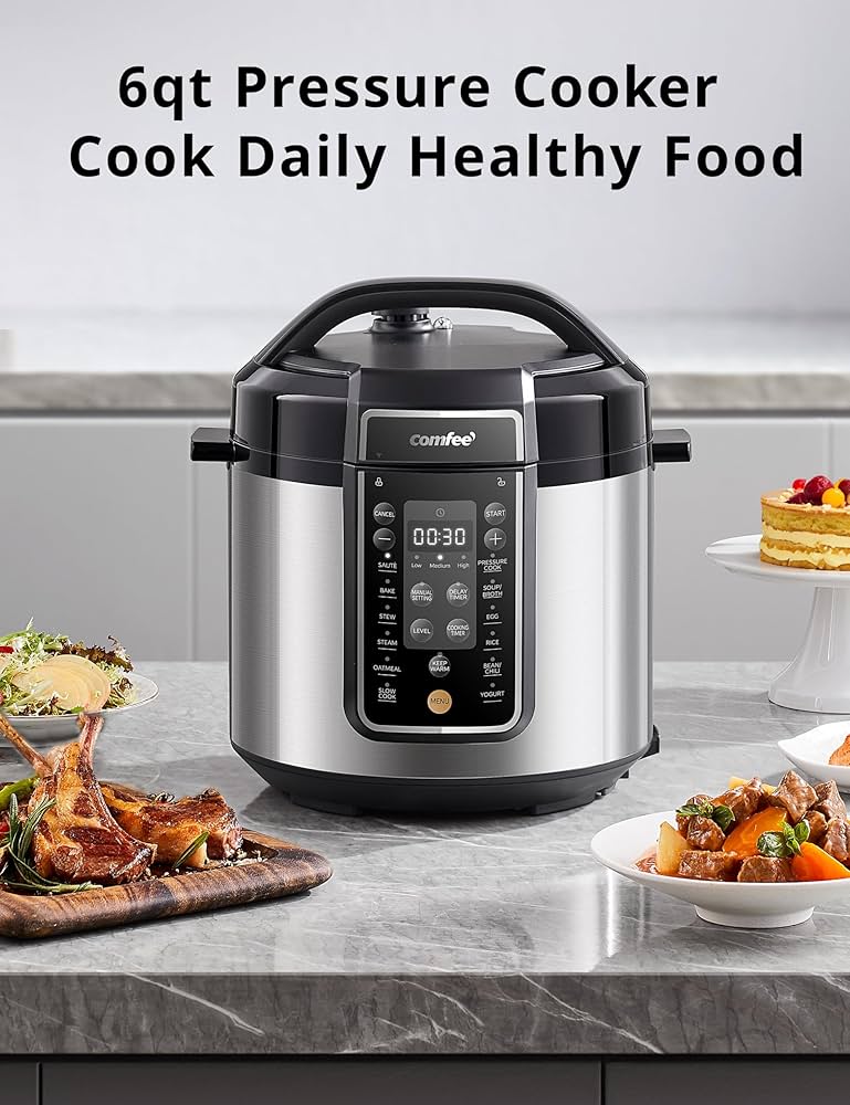 COMFEE 14-in-1 Electric Pressure Cooker 6Qt