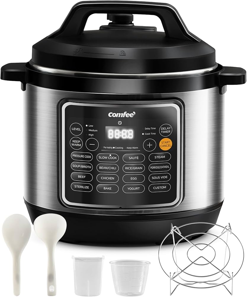 COMFEE’ 14-in-1 Electric Pressure Cooker 8 Qt