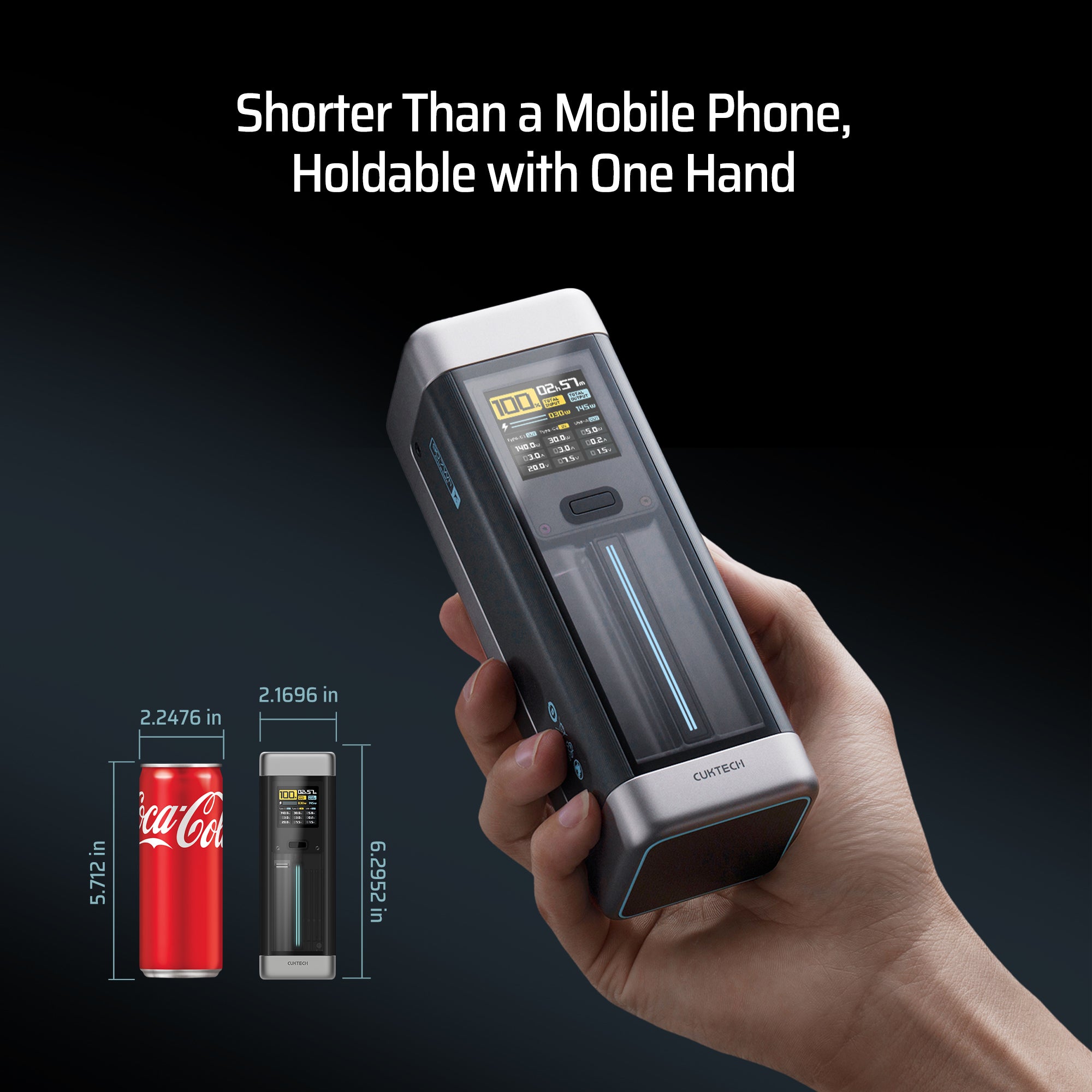 Cuktech P23 25,000mAh Power Bank (210W)