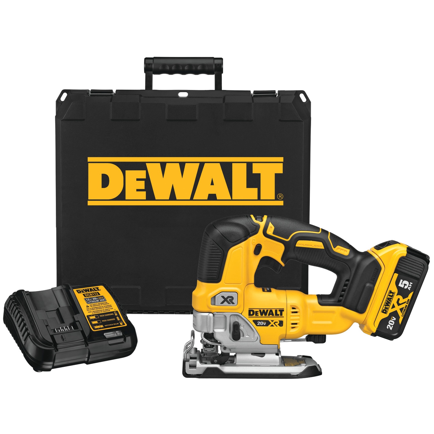 DeWalt 20V MAX XR Brushless Cordless Jig Saw Kit DCS334D1
