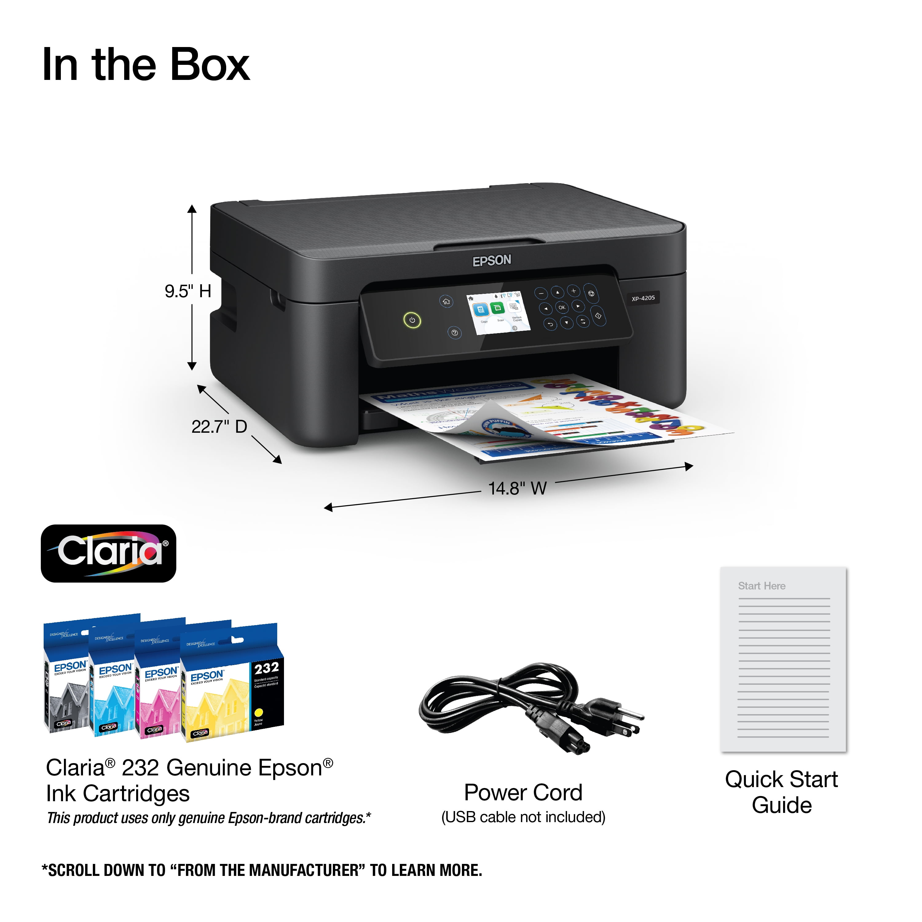 Epson Expression Home XP-4205 Wireless Color Printer