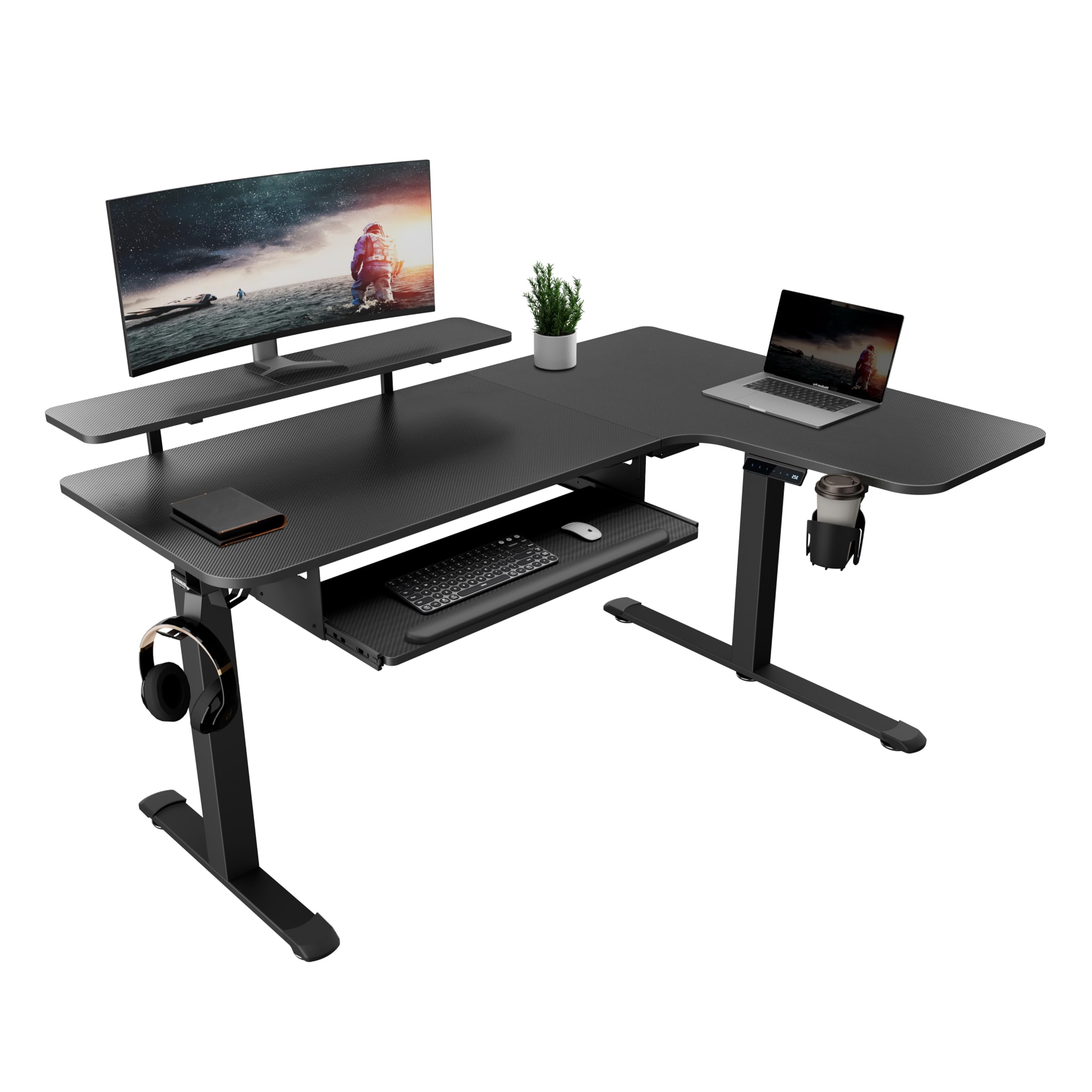 Eureka Ergonomic L2 L-Shaped Electric Standing Desk