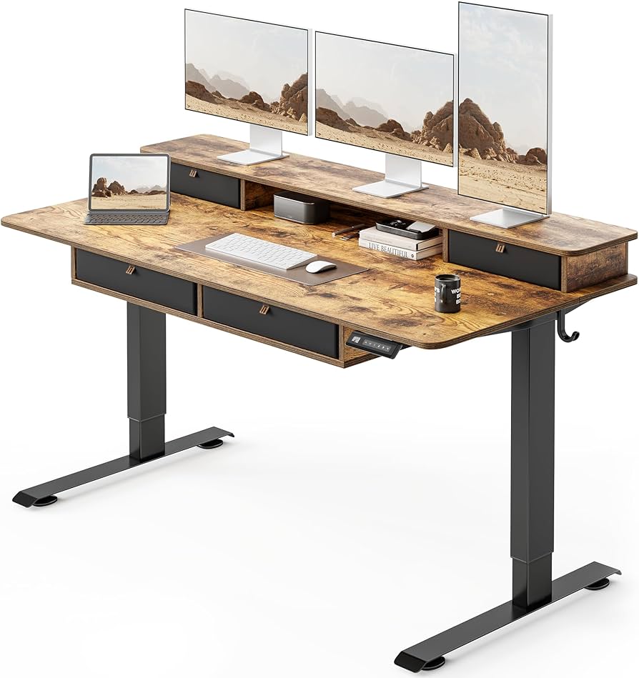 FEZIBO Electric Standing Desk 60 x 30 Inch