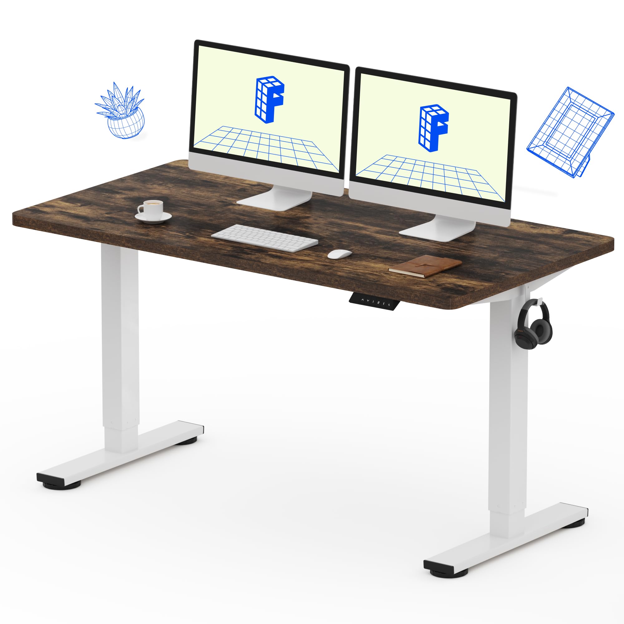 FlexiSpot 55 x 28 Manual Crank Standing Desk