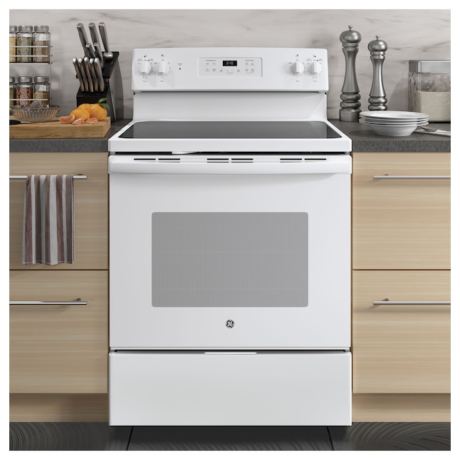 GE JB645DKWW 30" Electric Range
