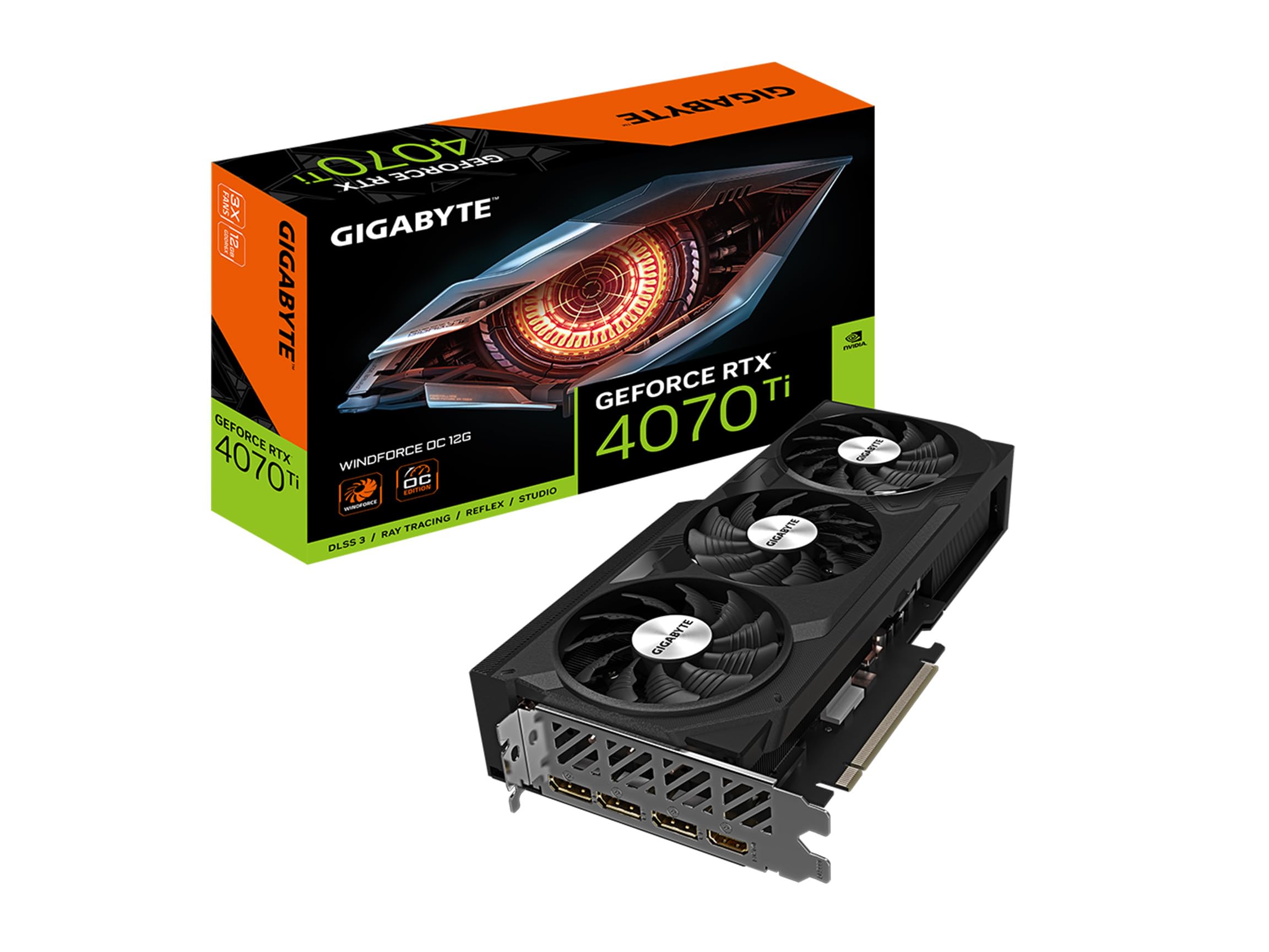 GIGABYTE GeForce RTX 4070 Ti WINDFORCE OC 12G GDDR6X