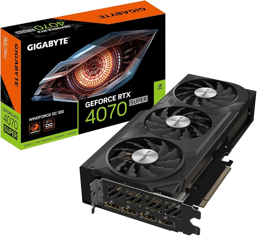 GIGABYTE GeForce RTX 4070 Windforce OC 12G