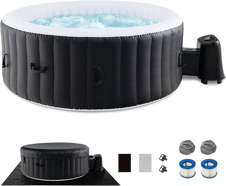 Goplus 4-Person Inflatable Hot Tub