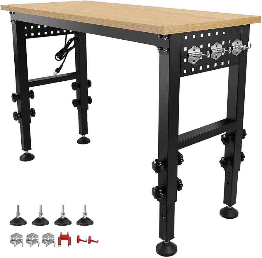 Goplus 72 x 24 Inch Heavy Duty Workbench