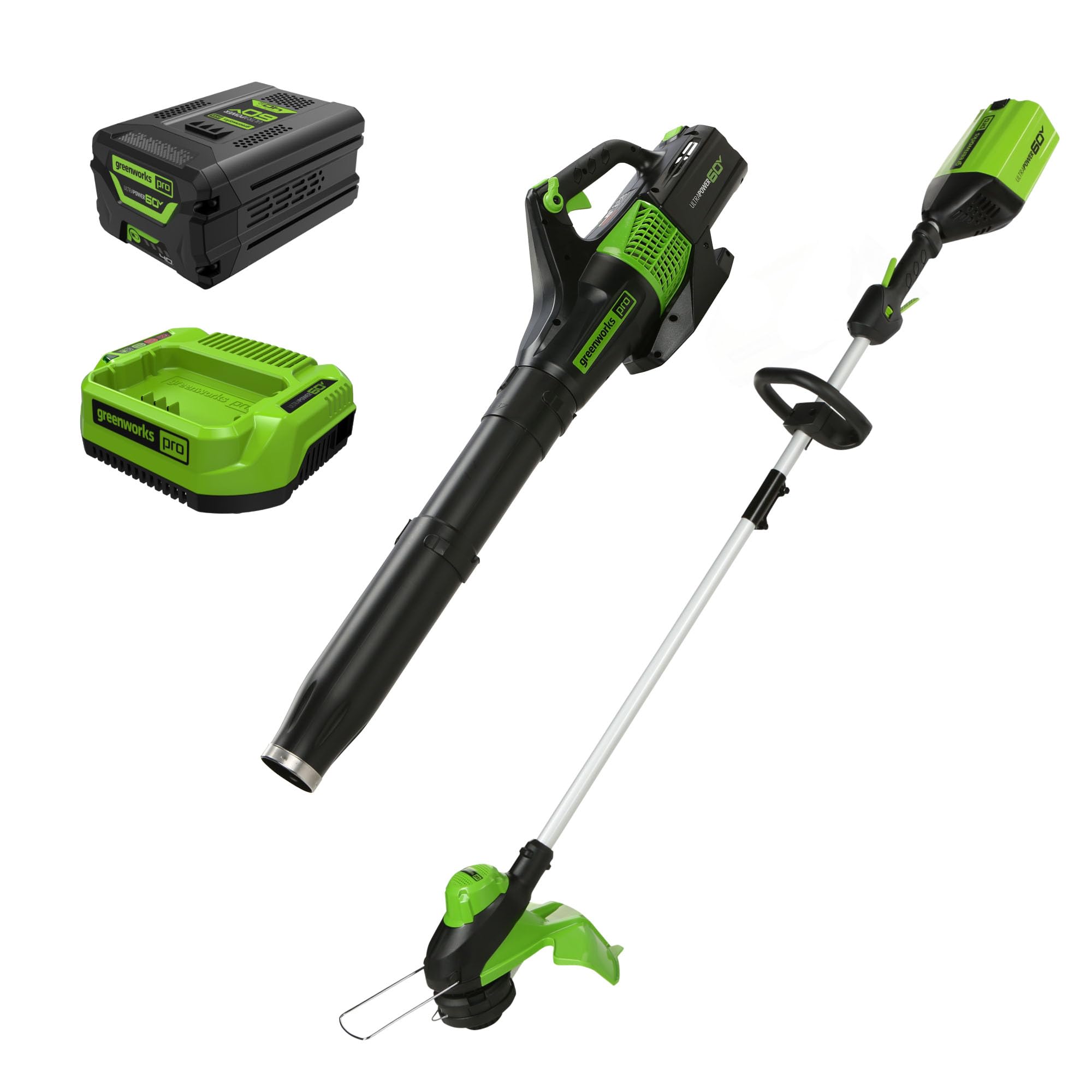 Greenworks 60V 575 CFM Brushless Cordless Leaf Blower Kit
