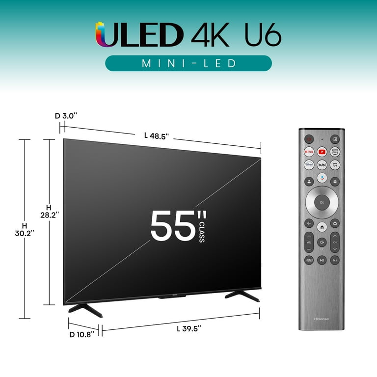 Hisense 55U6N Mini-LED 4K TV