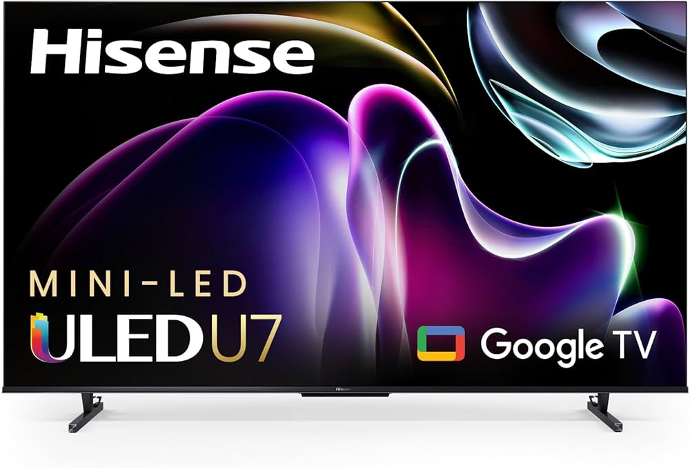 Hisense 55U7 Series 55-inch Class Mini-LED ULED 4K UHD Smart Google TV (55U7N)