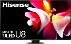 Hisense 65U8N Mini-LED ULED 4K UHD Smart Google TV (2024)