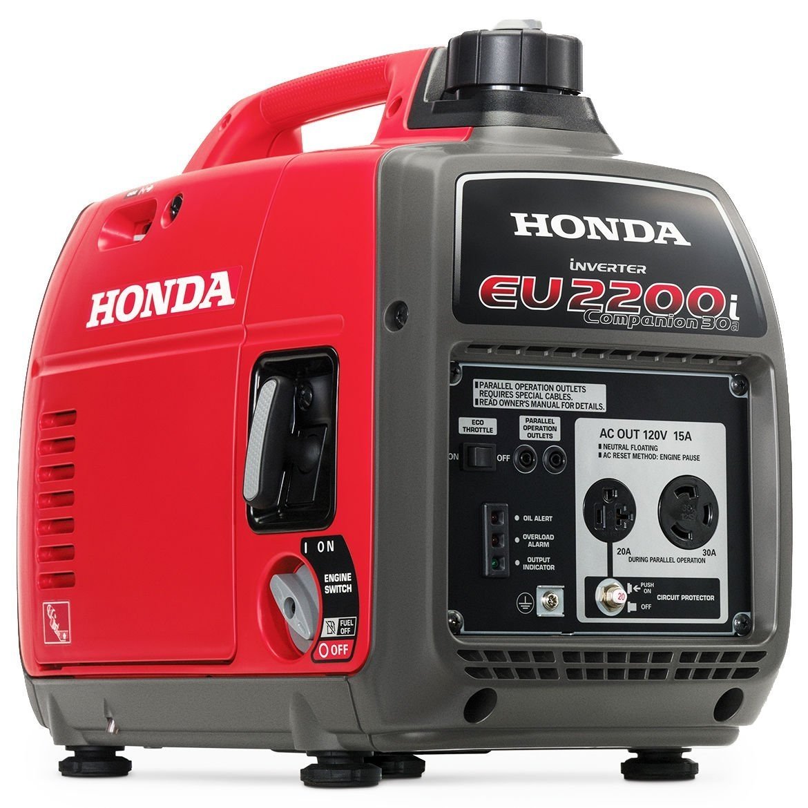 Honda EU2200i Companion 2200-Watt Portable Inverter Generator