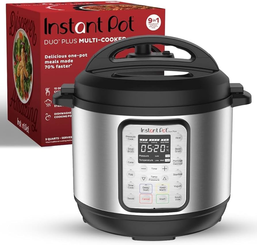 Instant Pot Duo Plus 6-Quart 9-in-1 Multi-Use Pressure Cooker