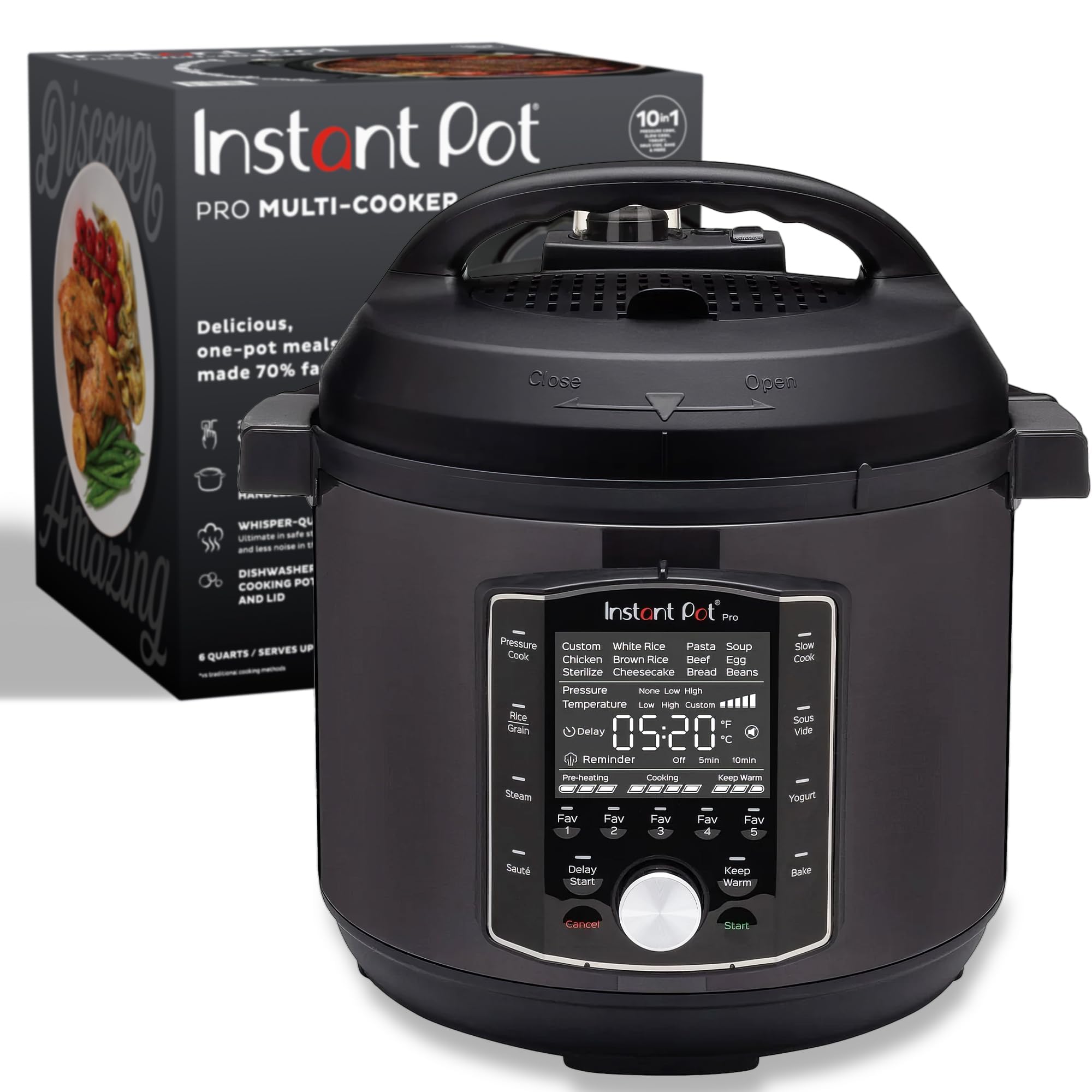 Instant Pot Ultra 6-Quart 10-in-1 Multi-Use Pressure Cooker
