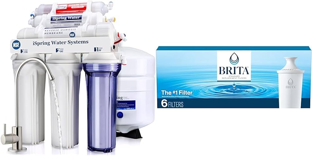 iSpring RCC7AK 6-Stage Superb Taste Reverse Osmosis Drinking Water Filter System with Alkaline Remineralization