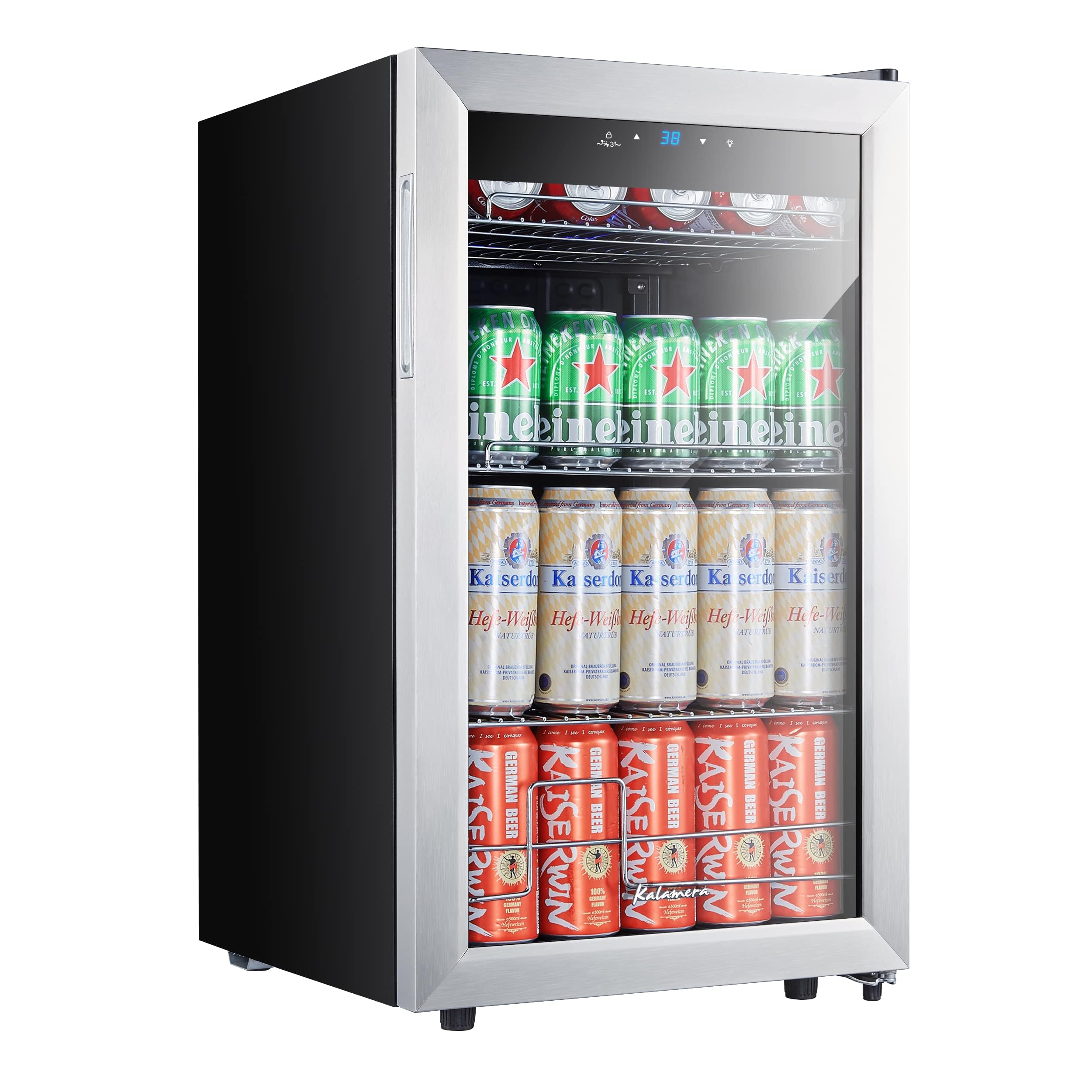 Kalamera Beverage Refrigerator 120 Can Mini Fridge