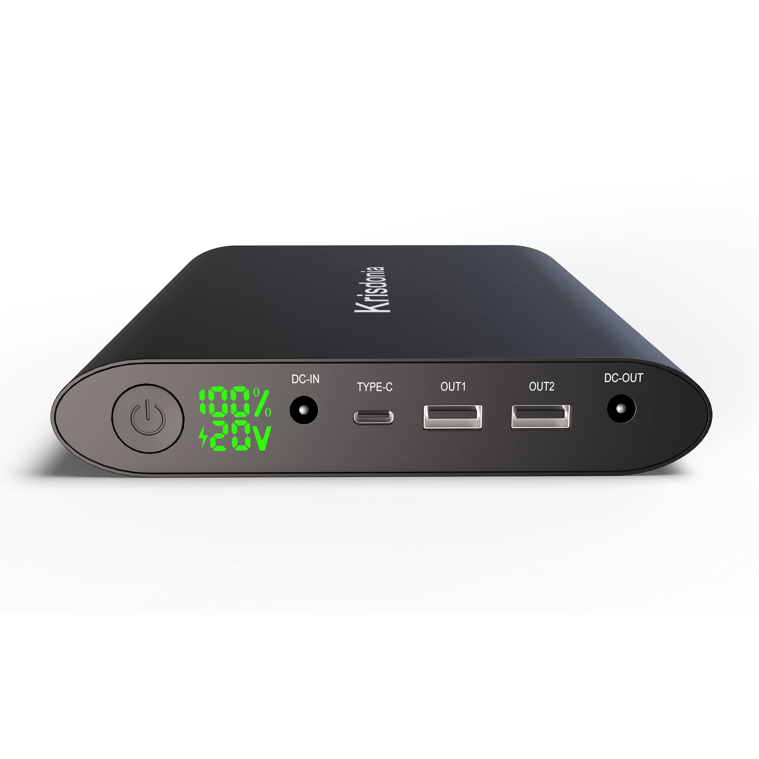 Krisdonia 50,000mAh 100W Laptop Power Bank