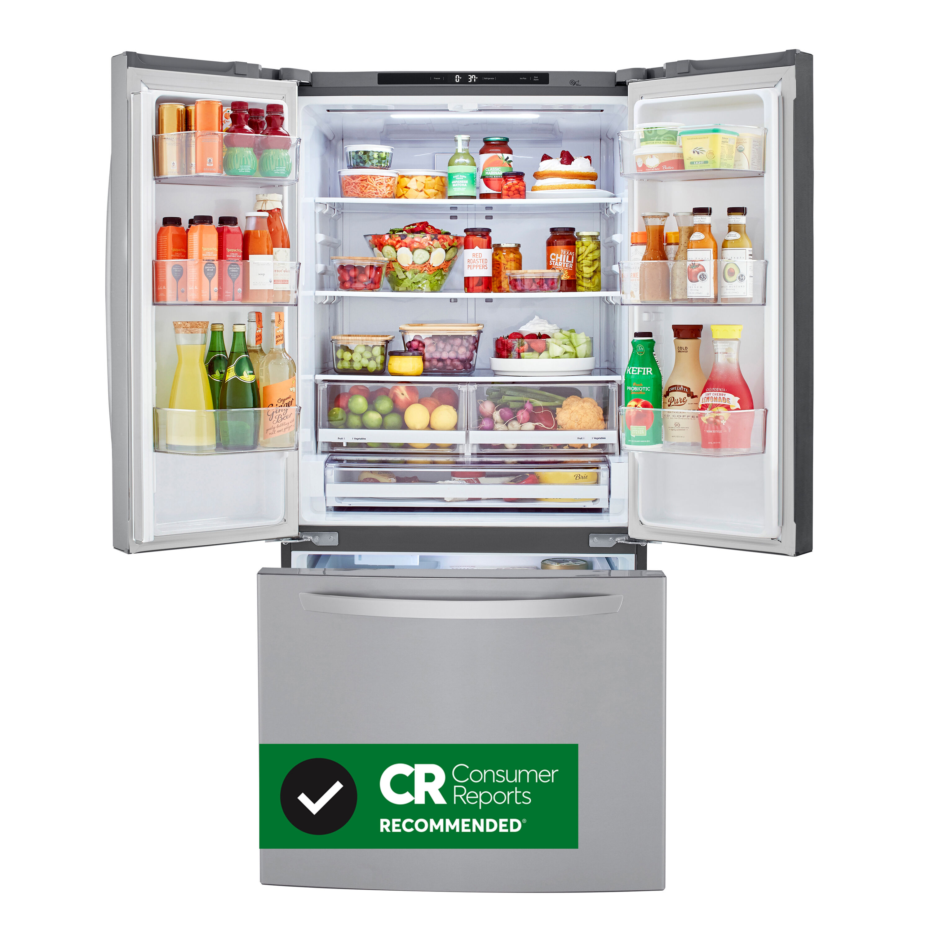 LG LRFCS25D3S 25 cu. ft. French 3-Door Refrigerator