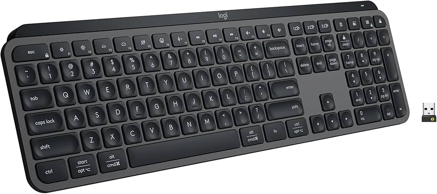 Logitech MX Keys S Full-Size Wireless Keyboard