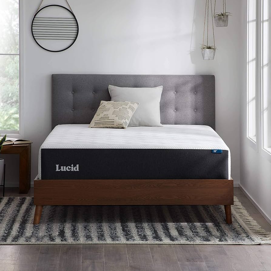 Lucid L600 12 Inch Gel Memory Foam Hybrid Mattress
