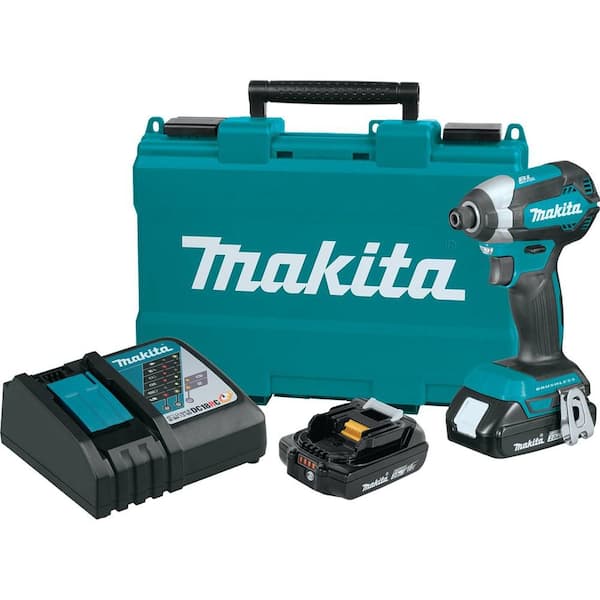 Makita XDT21PZ 18V LXT Brushless 1/4" Hex Impact Driver Kit