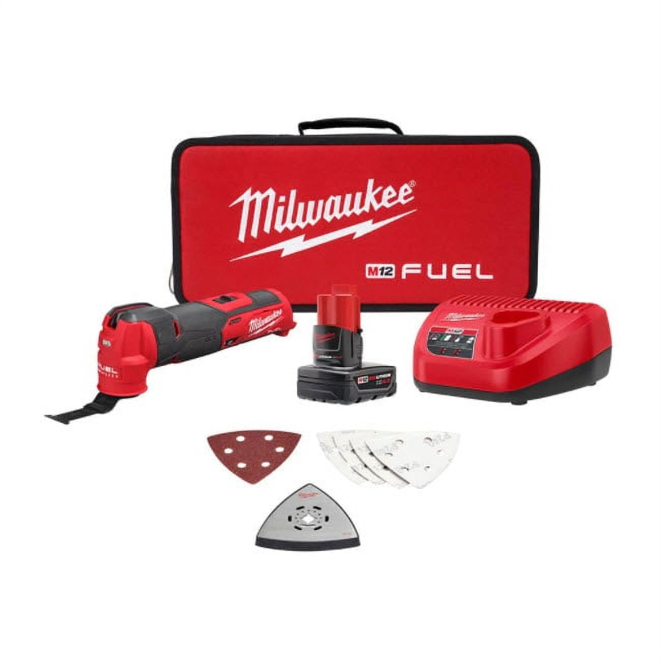 Milwaukee 2626-22 M12 FUEL Oscillating Multi-Tool Kit