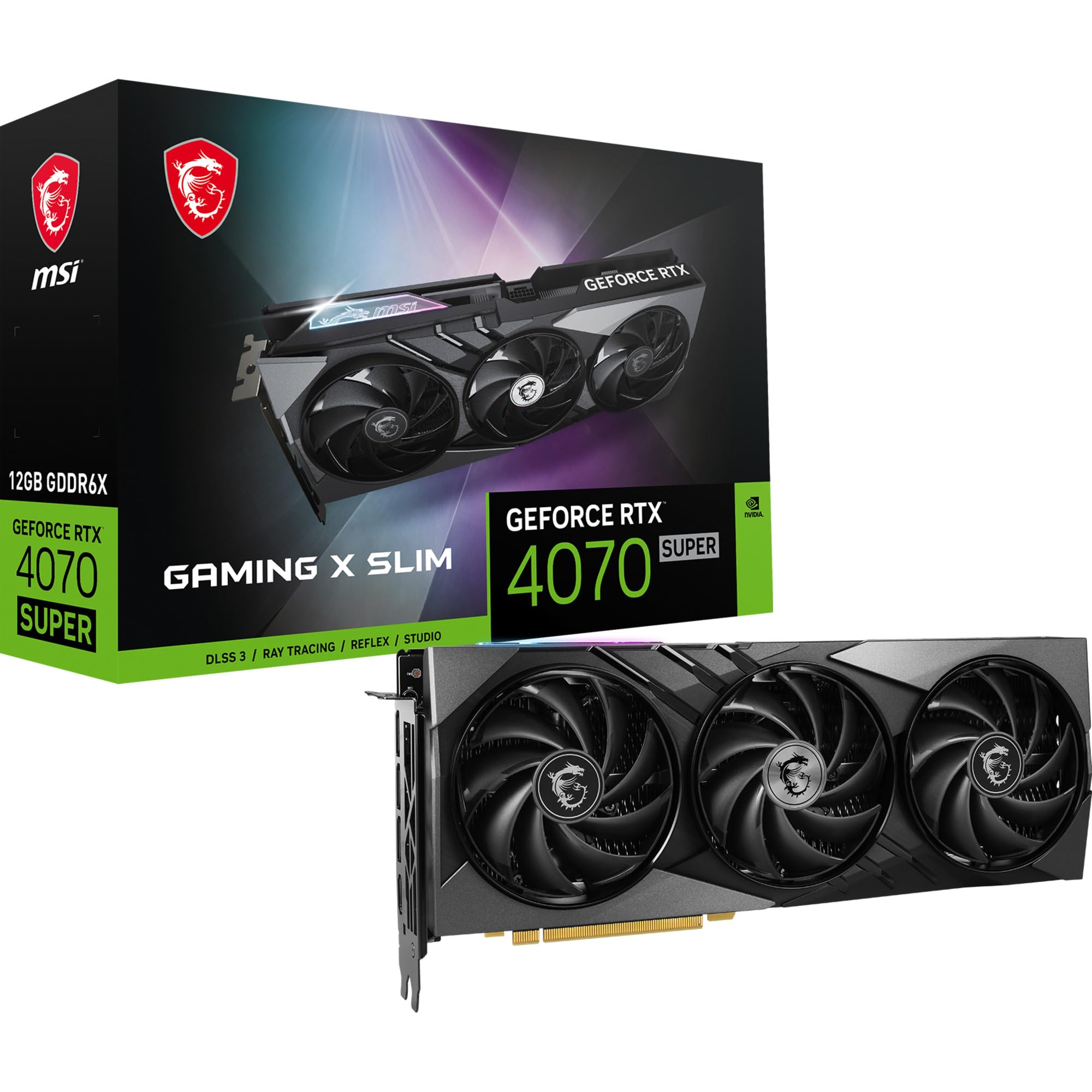 MSI GeForce RTX 4070 SUPER 12G GAMING TRIO