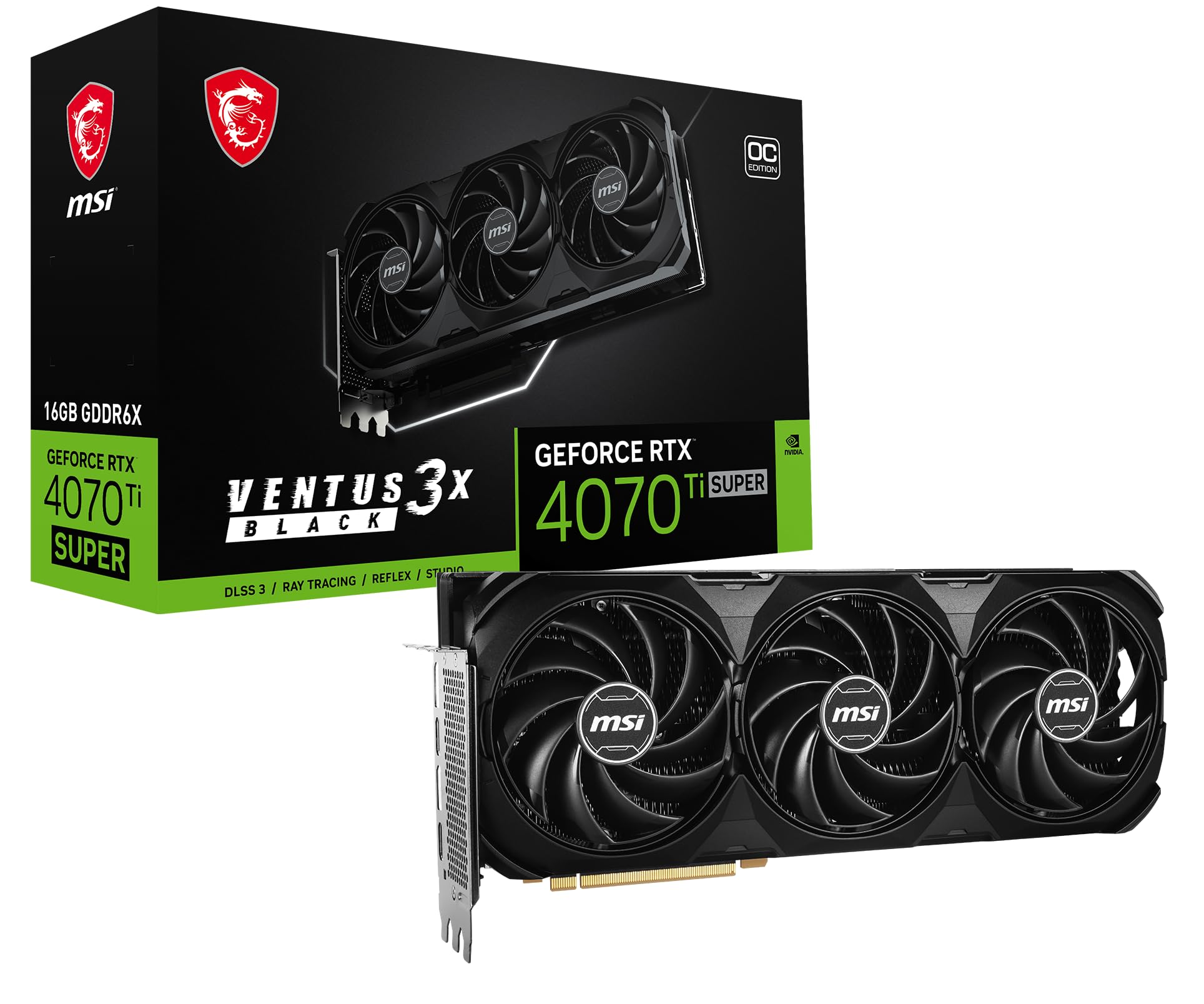 MSI GeForce RTX 4070 Ti SUPER 16G VENTUS 3X OC